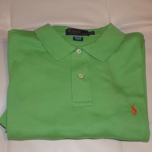 Polo By Ralph Lauren Polo Shirt Bright Green - Picture 4 of 5